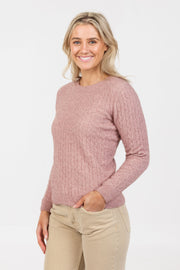Classic Possum Merino Cable Sweater
